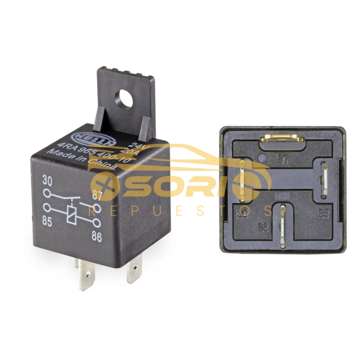 estabilizador 4 patas 24v hella 24v 4p 20a 965400101