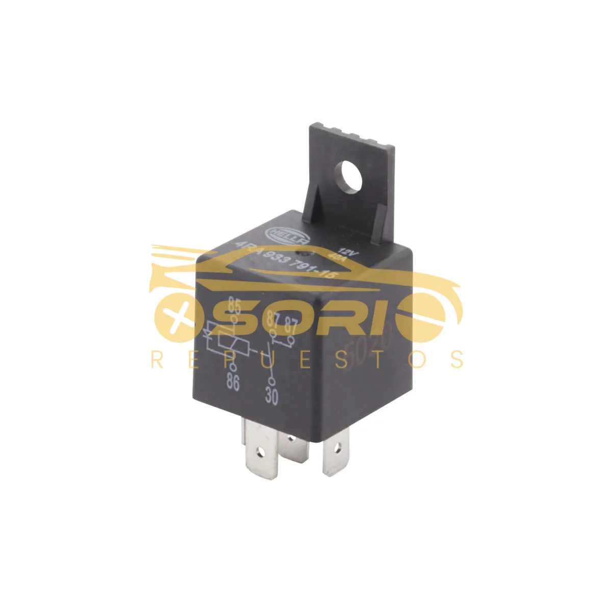 estabilizador 5 patas 12v hella 12v 5polos 40a hel 933791151