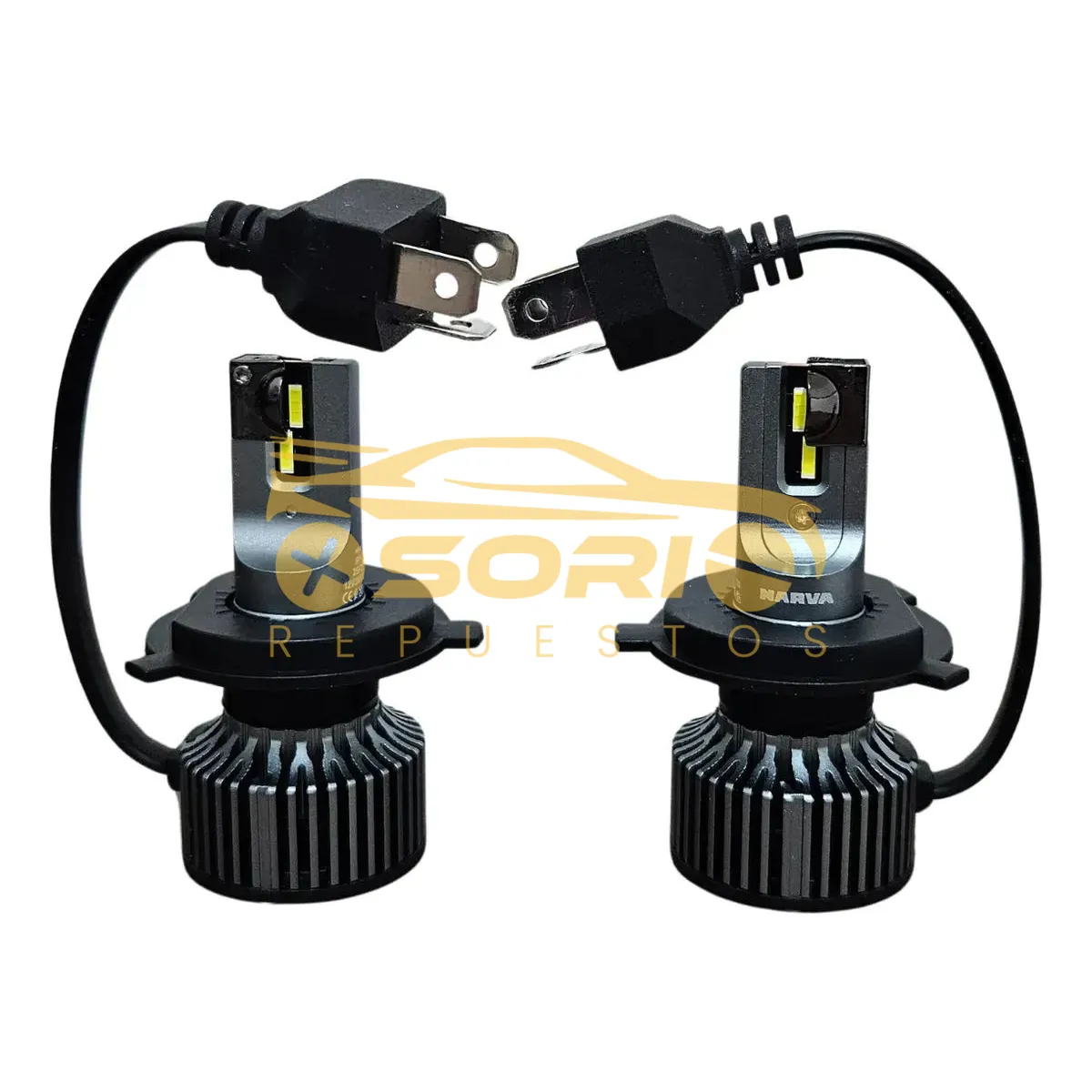 juego bombillos h4 led 6500k narva 6500k 18193