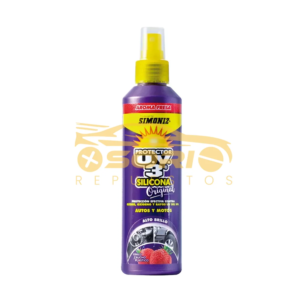 silicona aroma fresa 200ml simoniz 200ml 204322