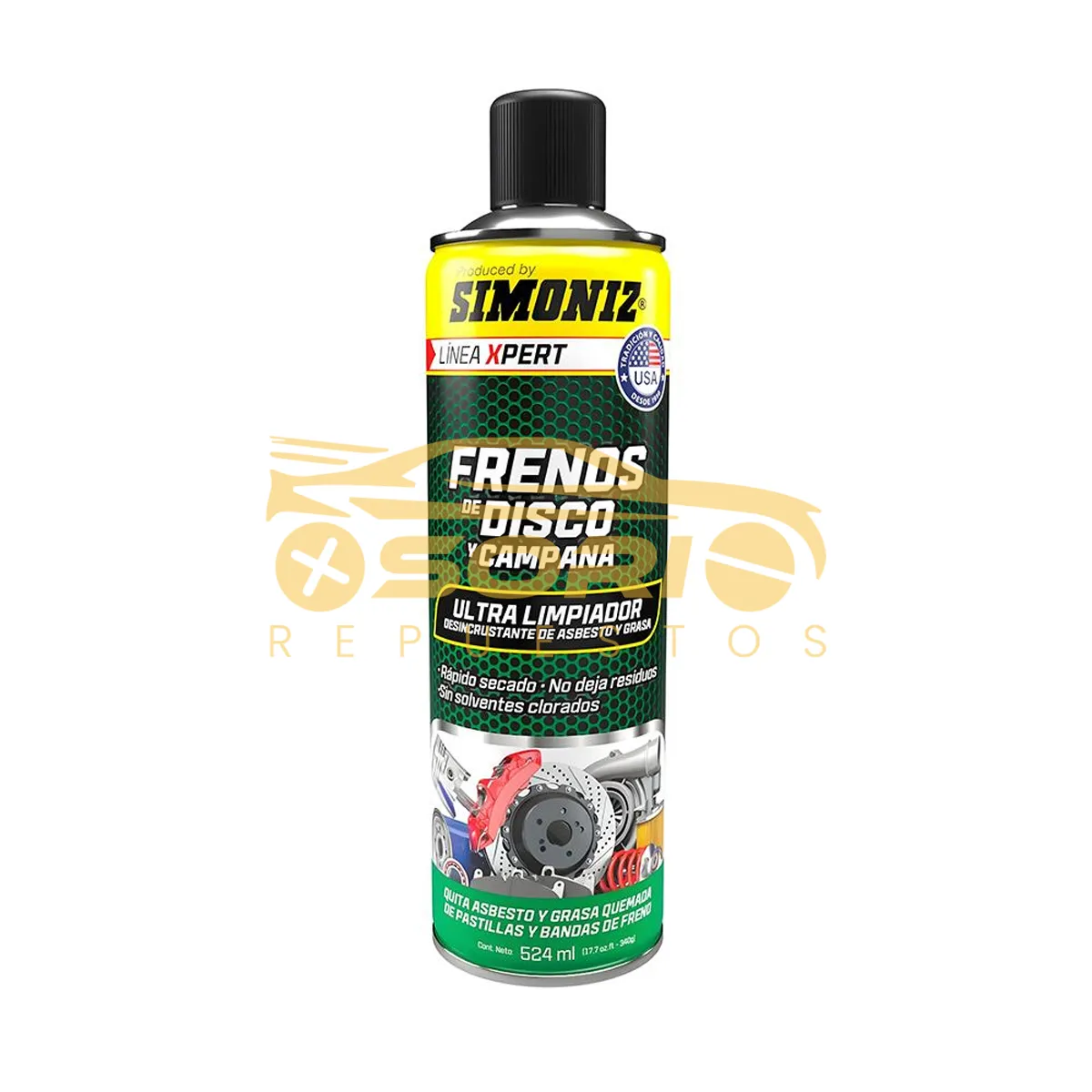 limpiador de frenos xpert simoniz 208892
