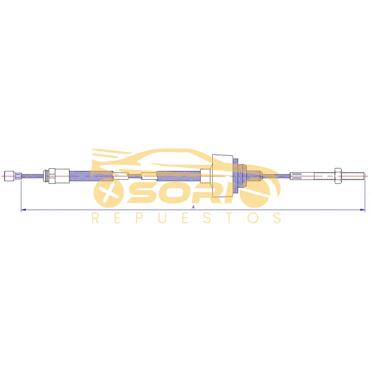 guaya clutch graduacion navcar renault r9 todos renem 3017