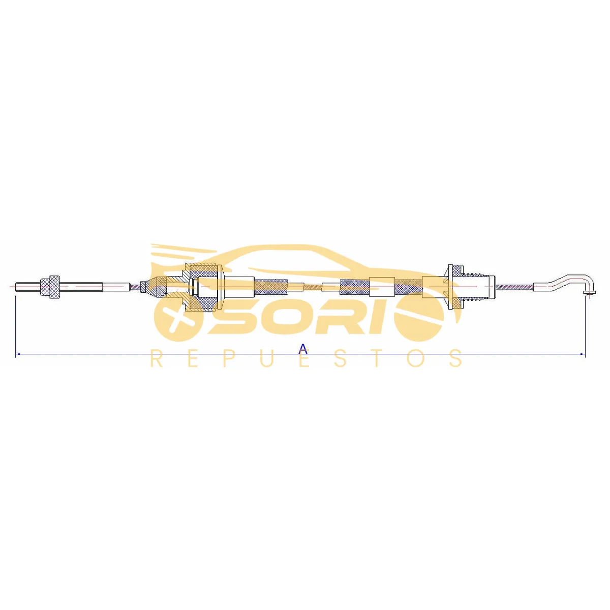 guaya clutch navcar chevrolet corsa todos gmcem 1937