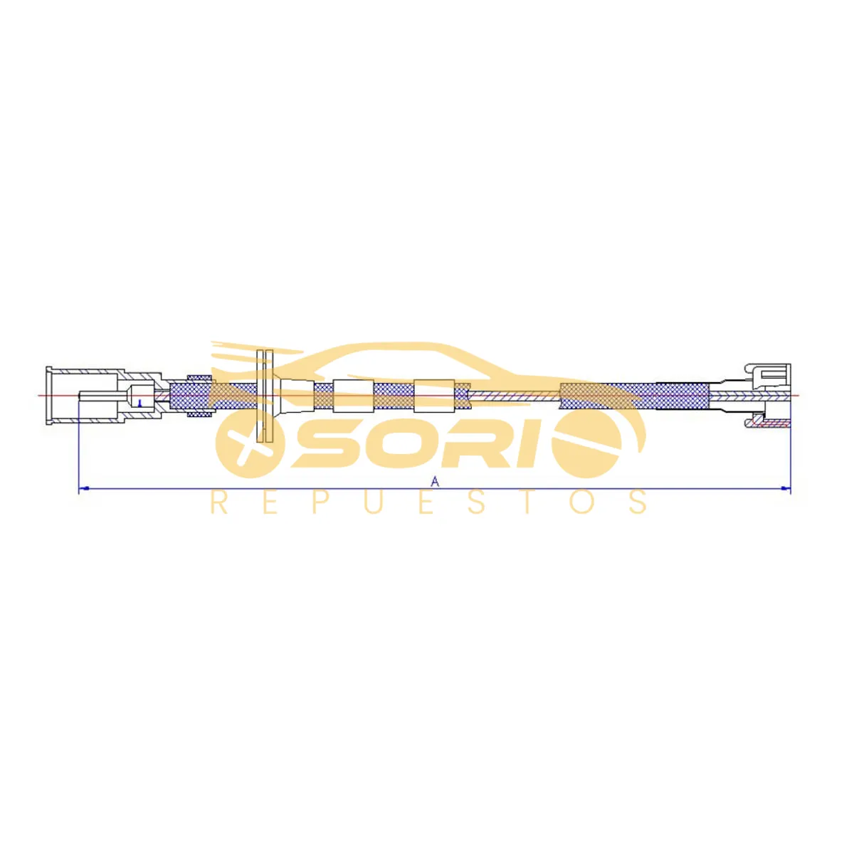 guaya velocimetro navcar guayacol chevrolet corsa todos gmcvz 677