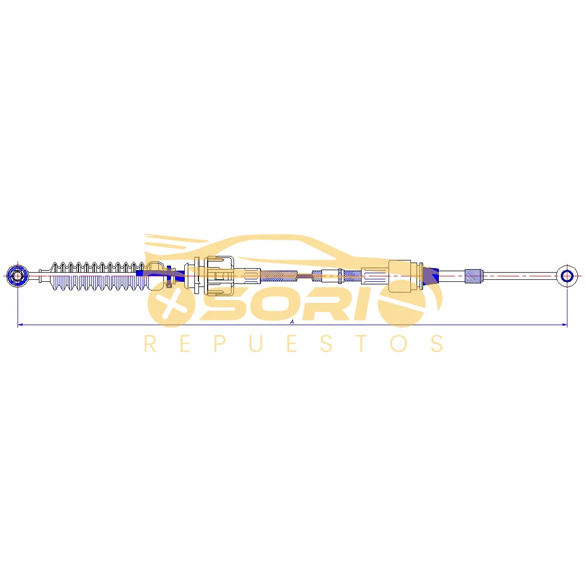 guaya control cambios aro aro navcar chevrolet n 300 todos checc 4142