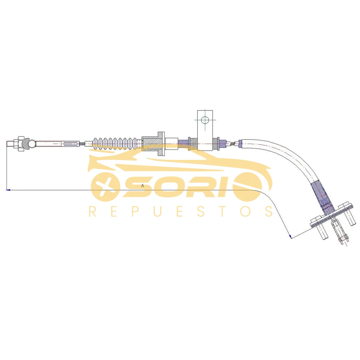guaya de clutch nuevos navcar hyundai grand i10 kia picanto ion 14 picanto ion e kiaem 4035