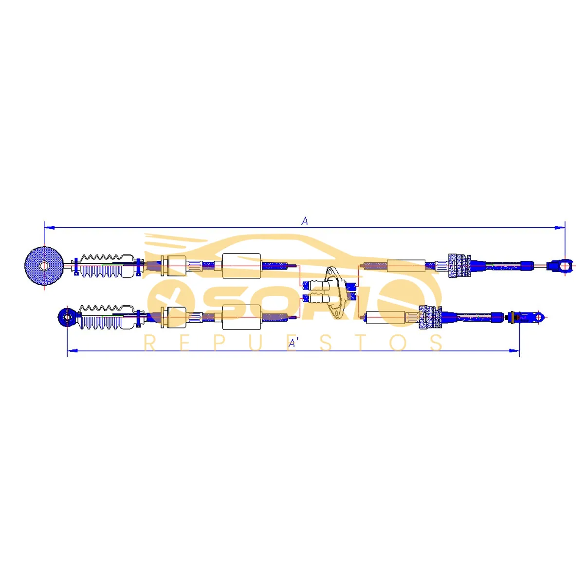 guaya control cambios navcar kia rio xcite 1 6 kiacc 3504