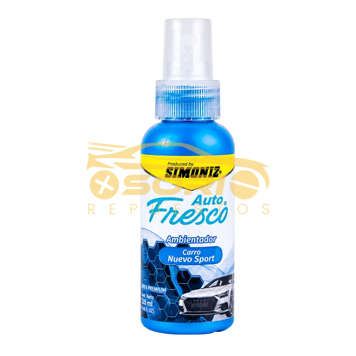 ambientador auto fresco carro nuevo 100ml simoniz 4085cn