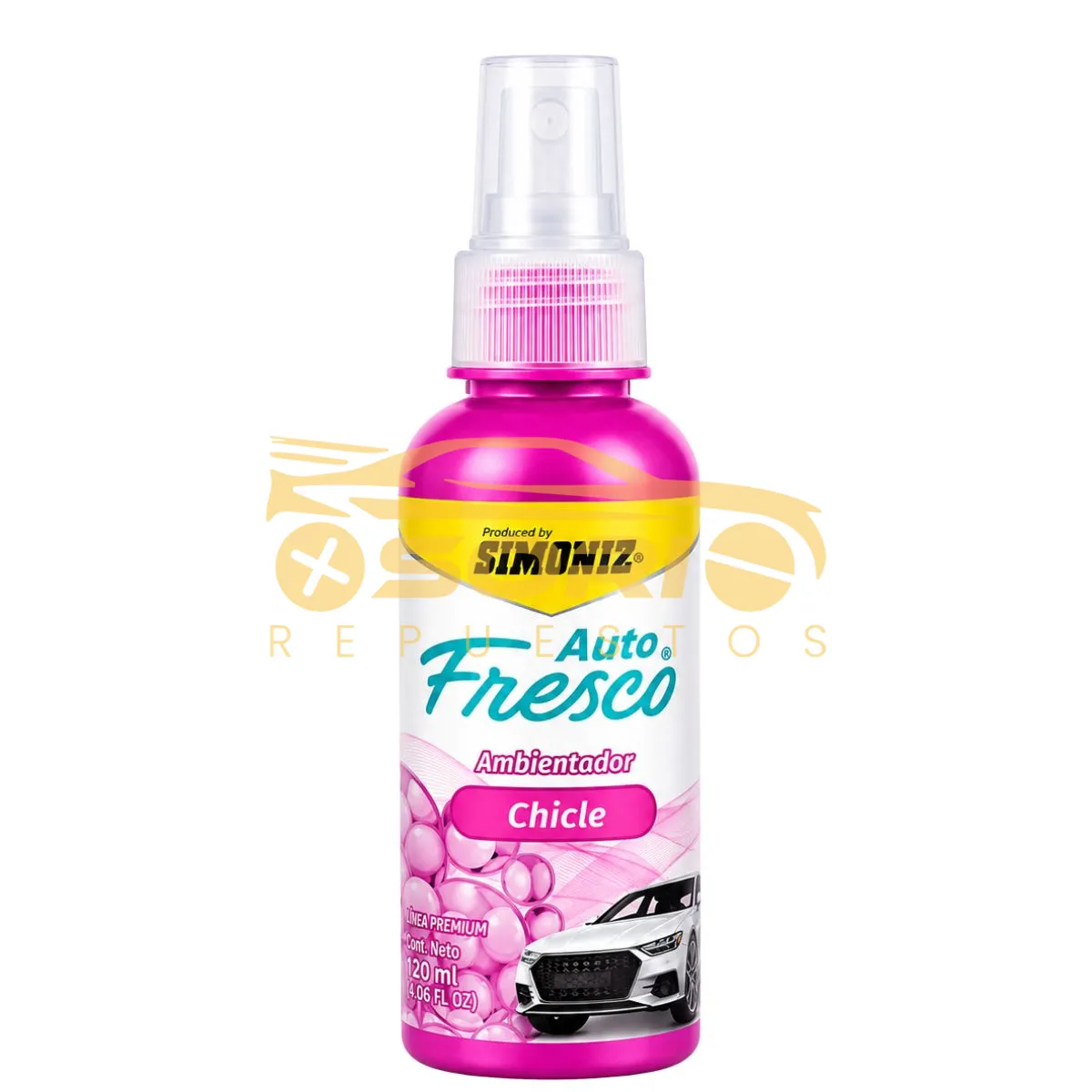 ambientador auto fresco chicle 100ml simoniz 4085ch