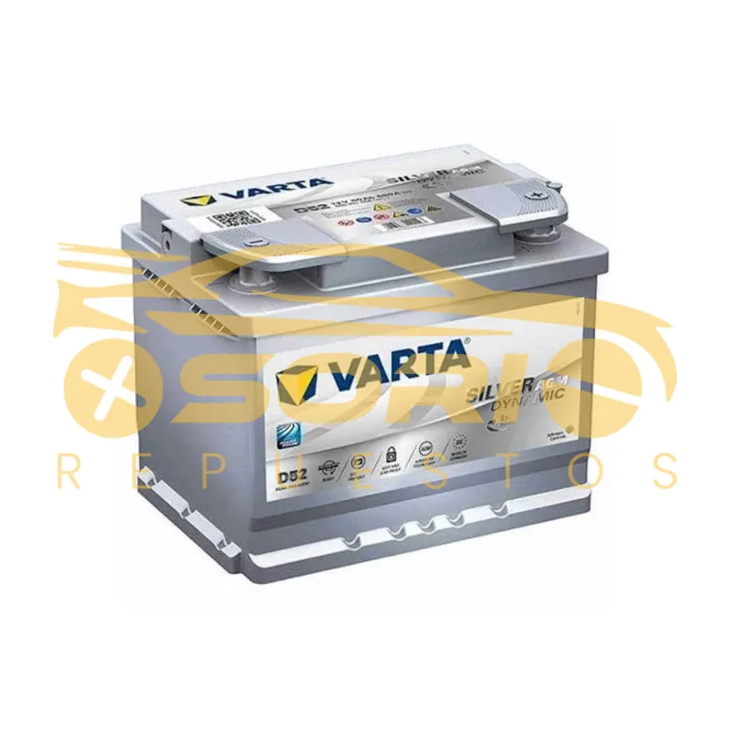 bateria 42 agm especial varta 242mm largo x 175mm ancho x 190mm alto ln2vd52