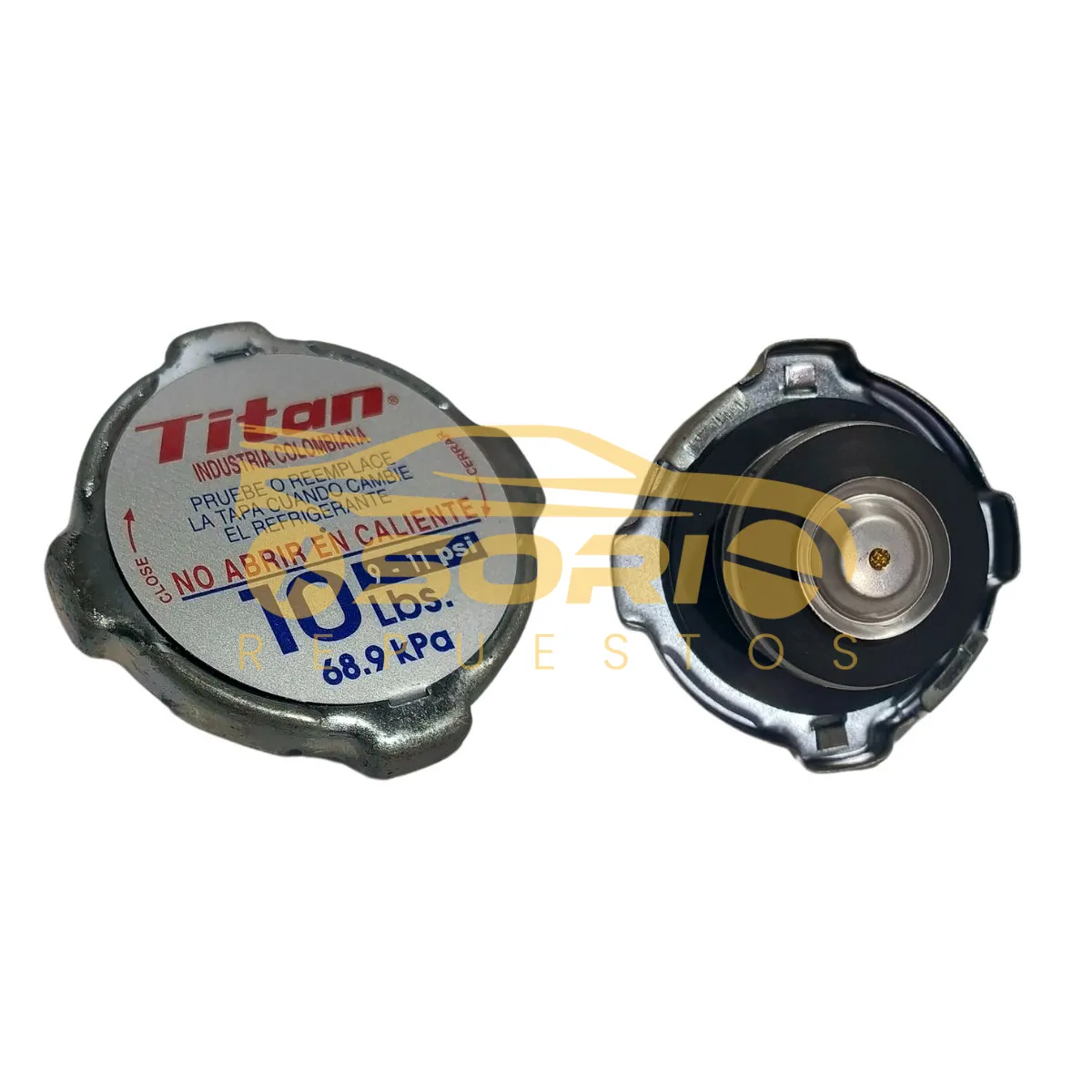 tapa radiador 10 lbs titan tr 37