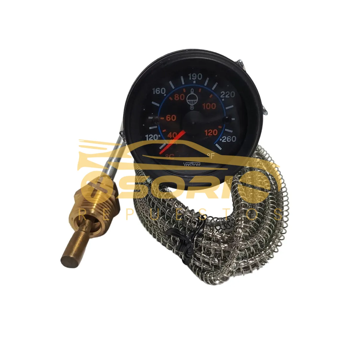 reloj de temperatura cable largo 5mts veethree 300 825n 200