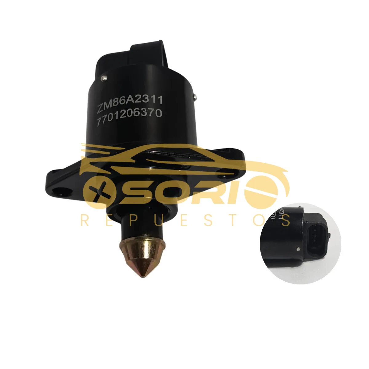 valvula iac puntuda apc renault clio kango logan 8 15 1 4 7701206370