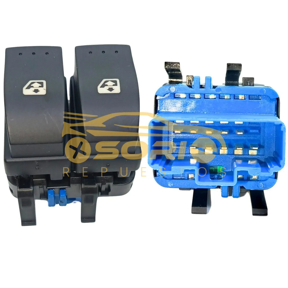 switch elevavidrios 10pines genuine parts renault duster mg04 01864