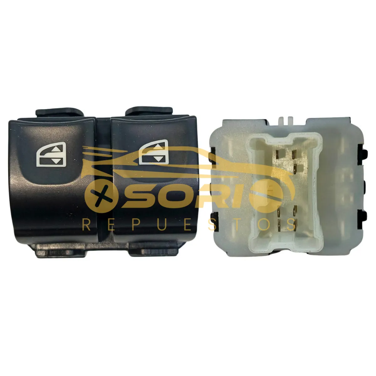 switch elevavidrios delantero doble izquierdo renault renault logan 8 15 1 4 254110431r