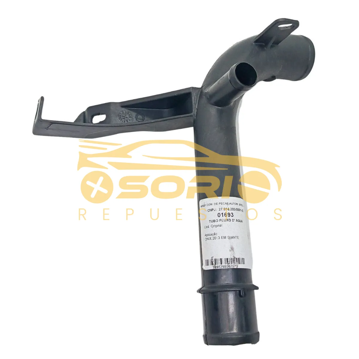 tubo calefaccion plastico vernet chevrolet onix 94749565