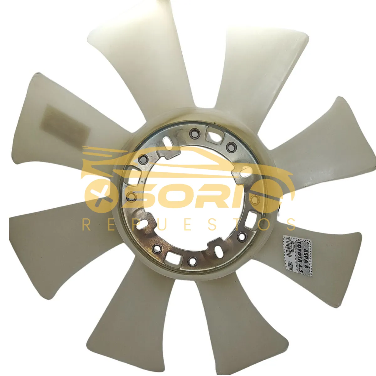 ventilador 8 aspas generica chevrolet dmax todos toyota 4 5 todos burbuja todos 16361 66020