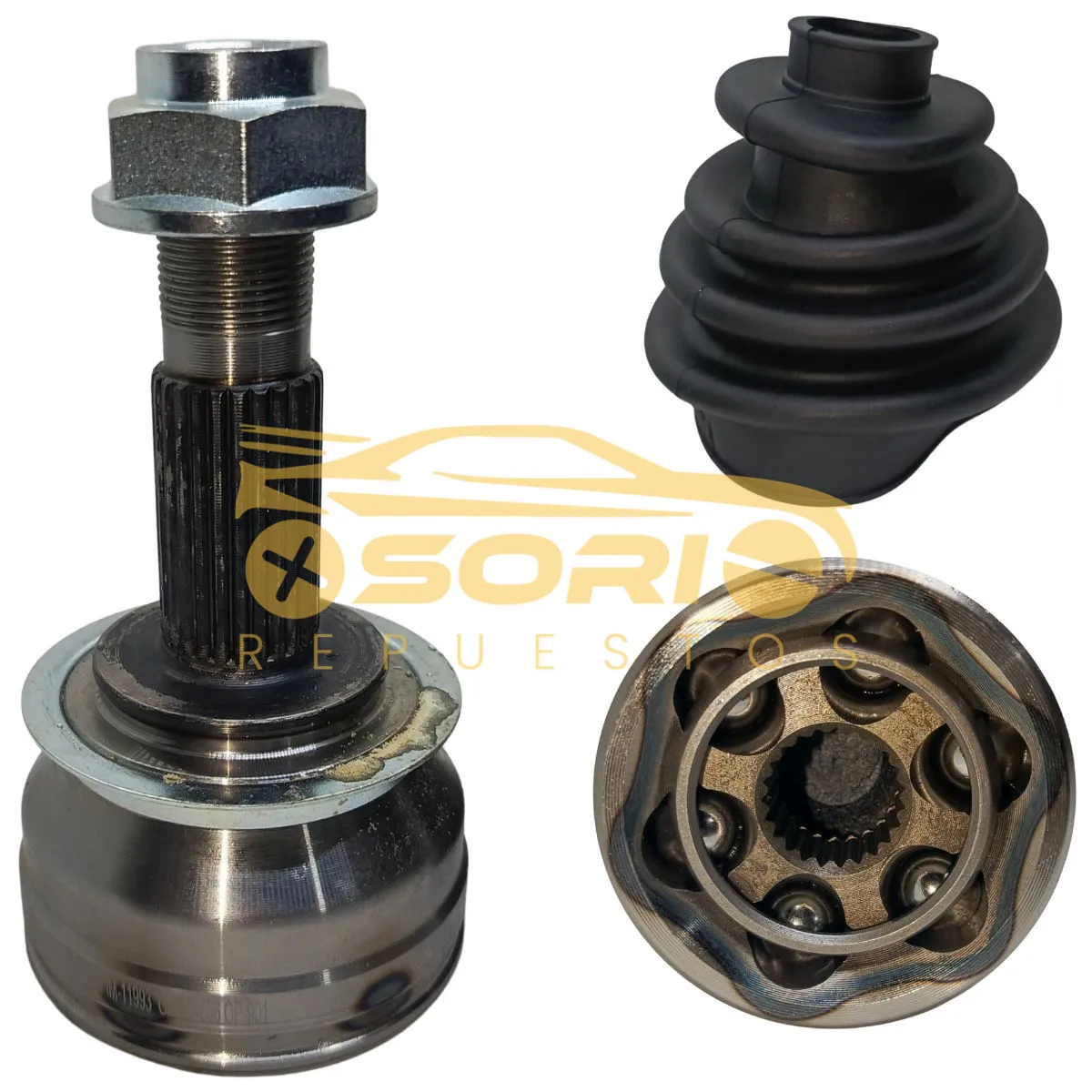 punta eje lado rueda gap technogama 25x23x52 3 chevrolet cobalt todos tracker 1 8 op 901