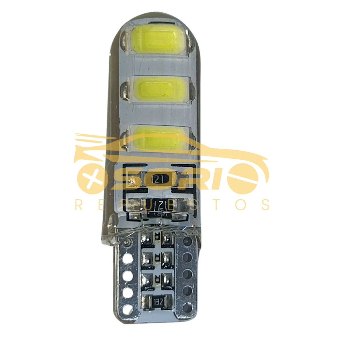 bombillo muela led blanco 12v racing type r 158 sil fj w