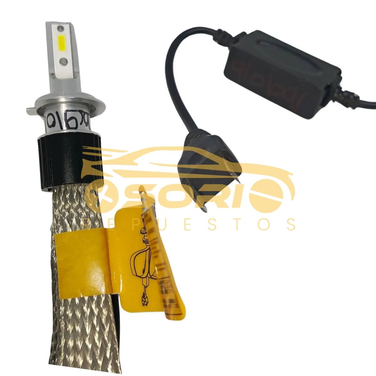bombillo h7 led con disipador led headlight h7 led