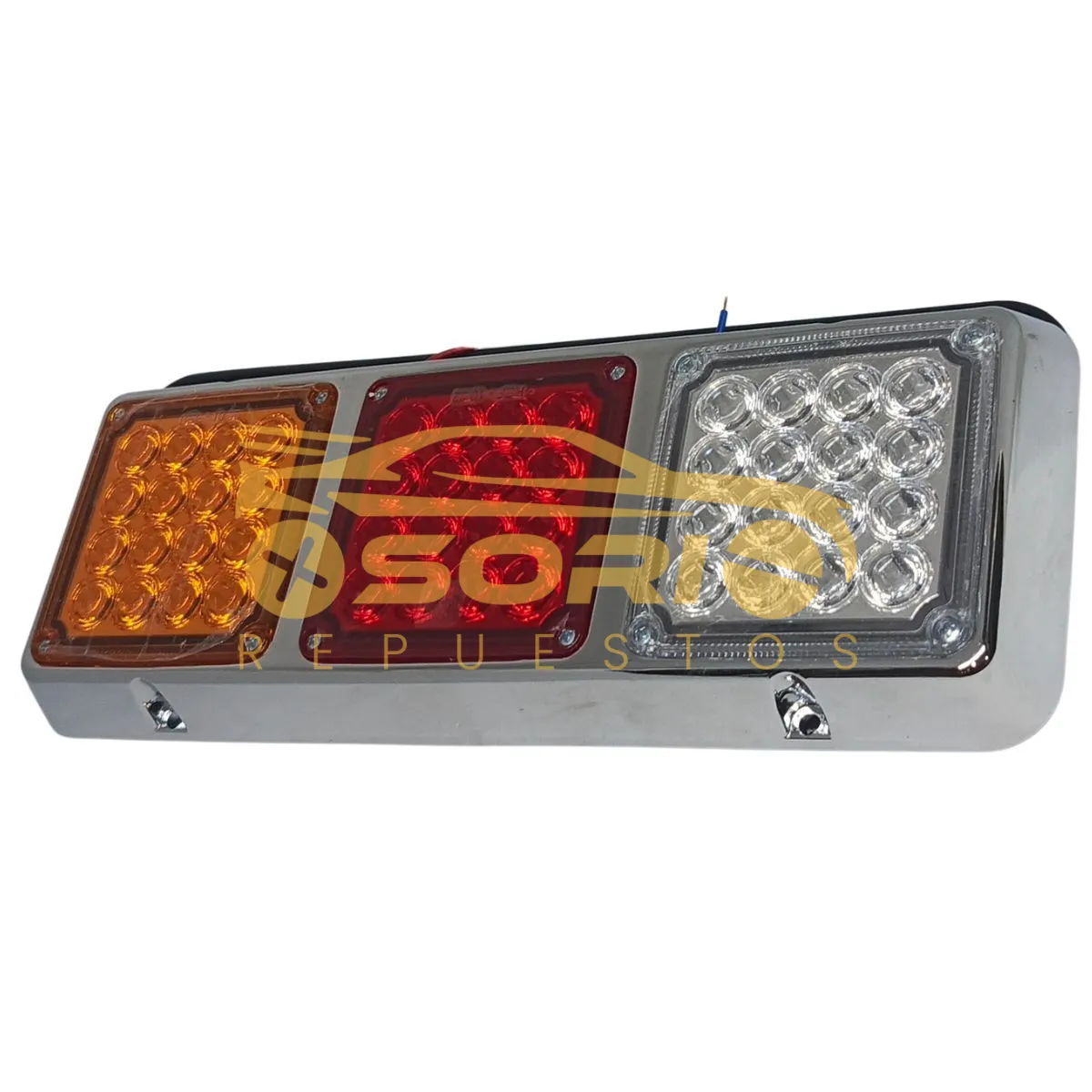 stop triple led pequeno inal lujos l 1484l 12v