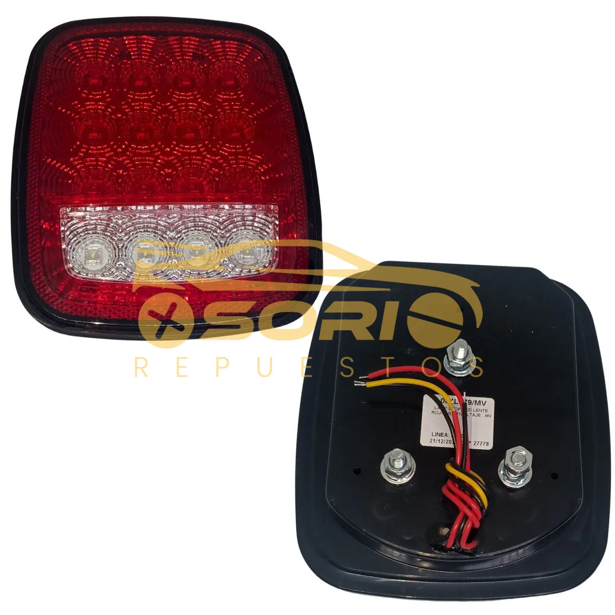 lampara stop renegado 12 24v multipartes chevrolet l 1013l