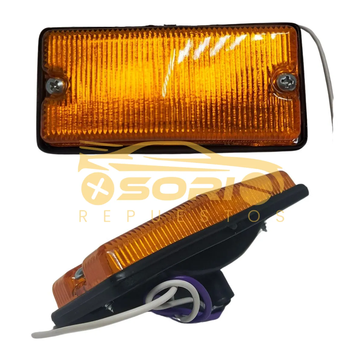 lampara lateral amarilla multipartes chevrolet luv 1600 8 067