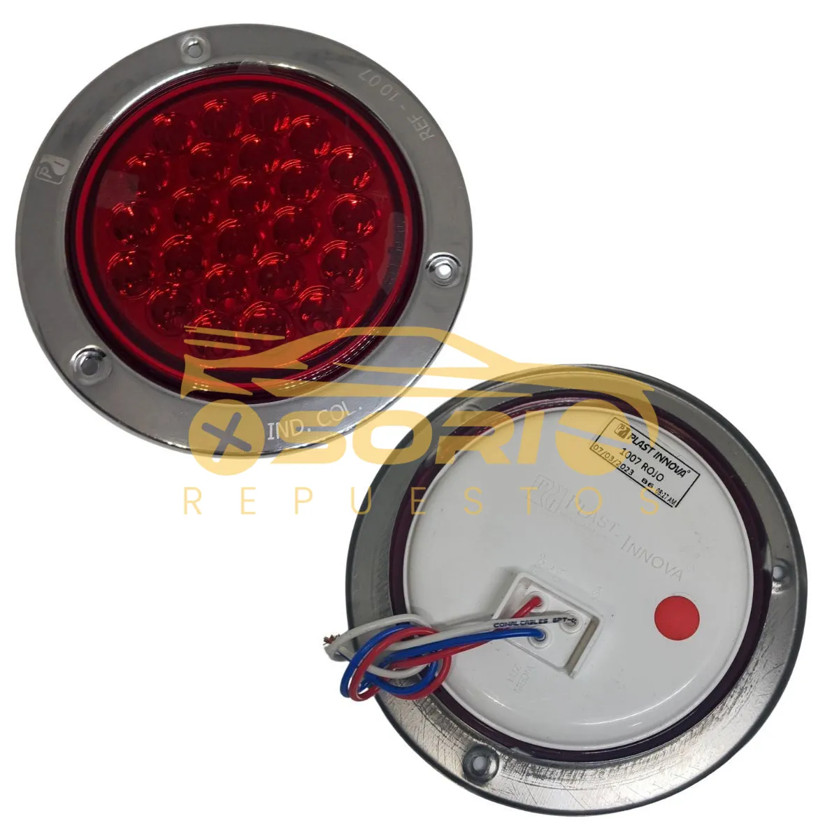 stop led 4 24l incr rojo plast innova l 1007lrr mtv