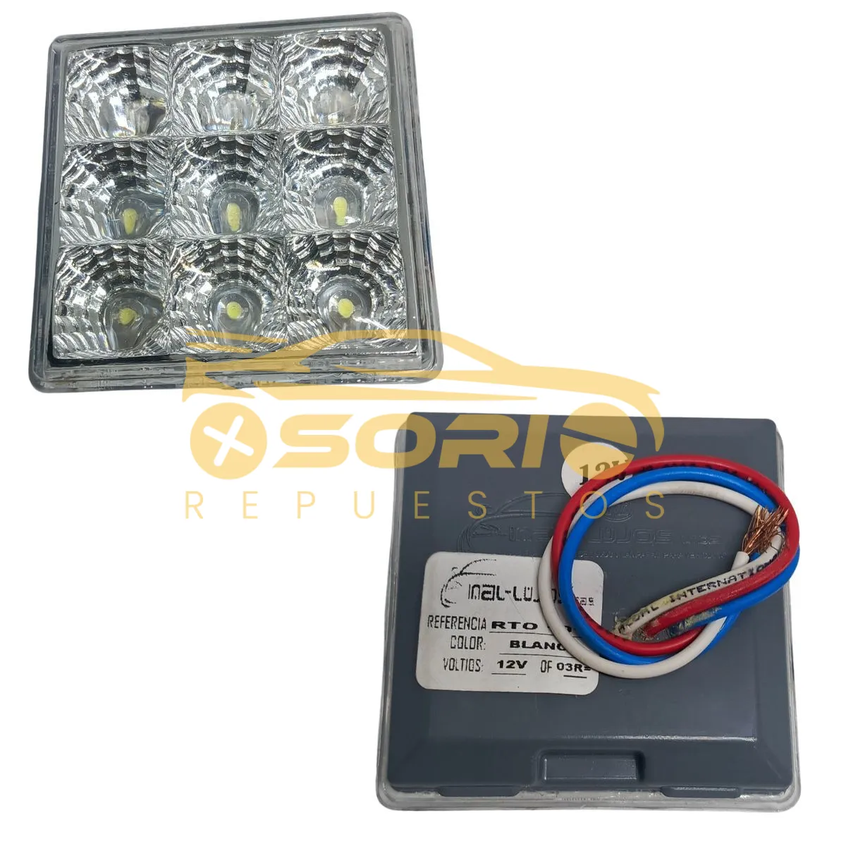 lento stop led repuesto cristal inal lujos r 1484l