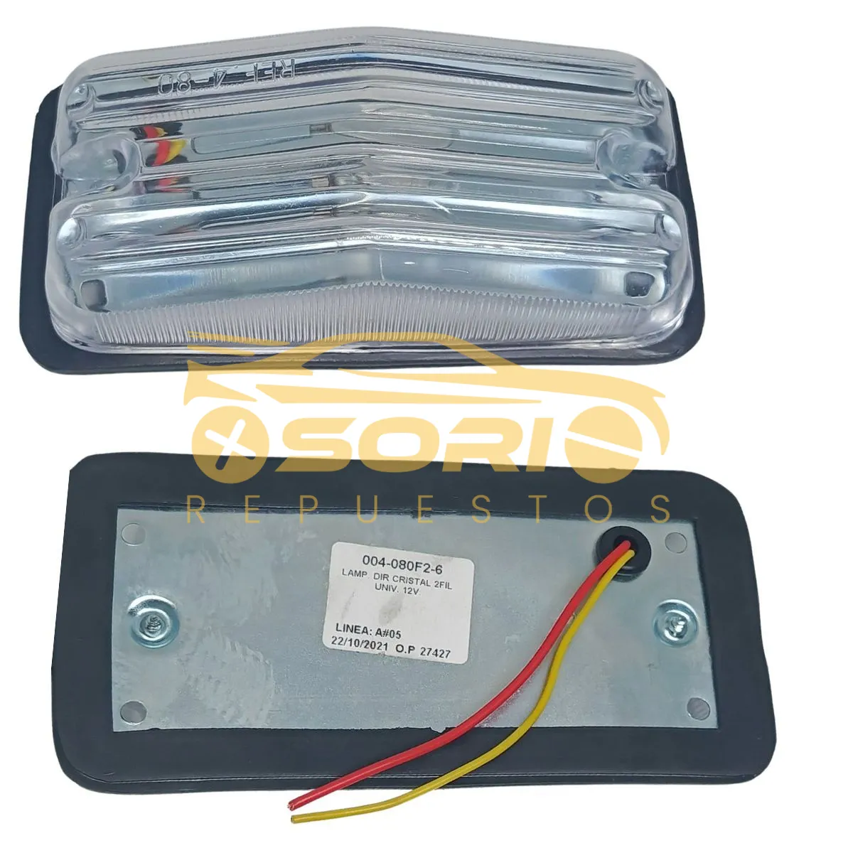 lampara stop 480 transparente multipartes l0480