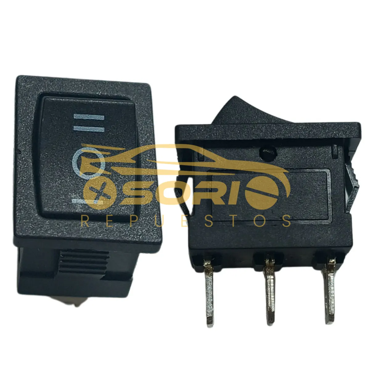 switch cuadrado delgado 3 patas ab bye 1911