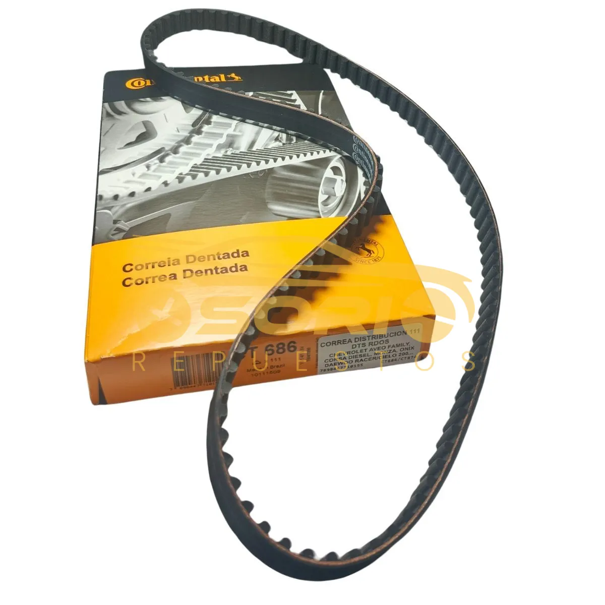 correa distribucion 111 dts rdos continental chevrolet aveo family corsa diesel monza ct686 ct874