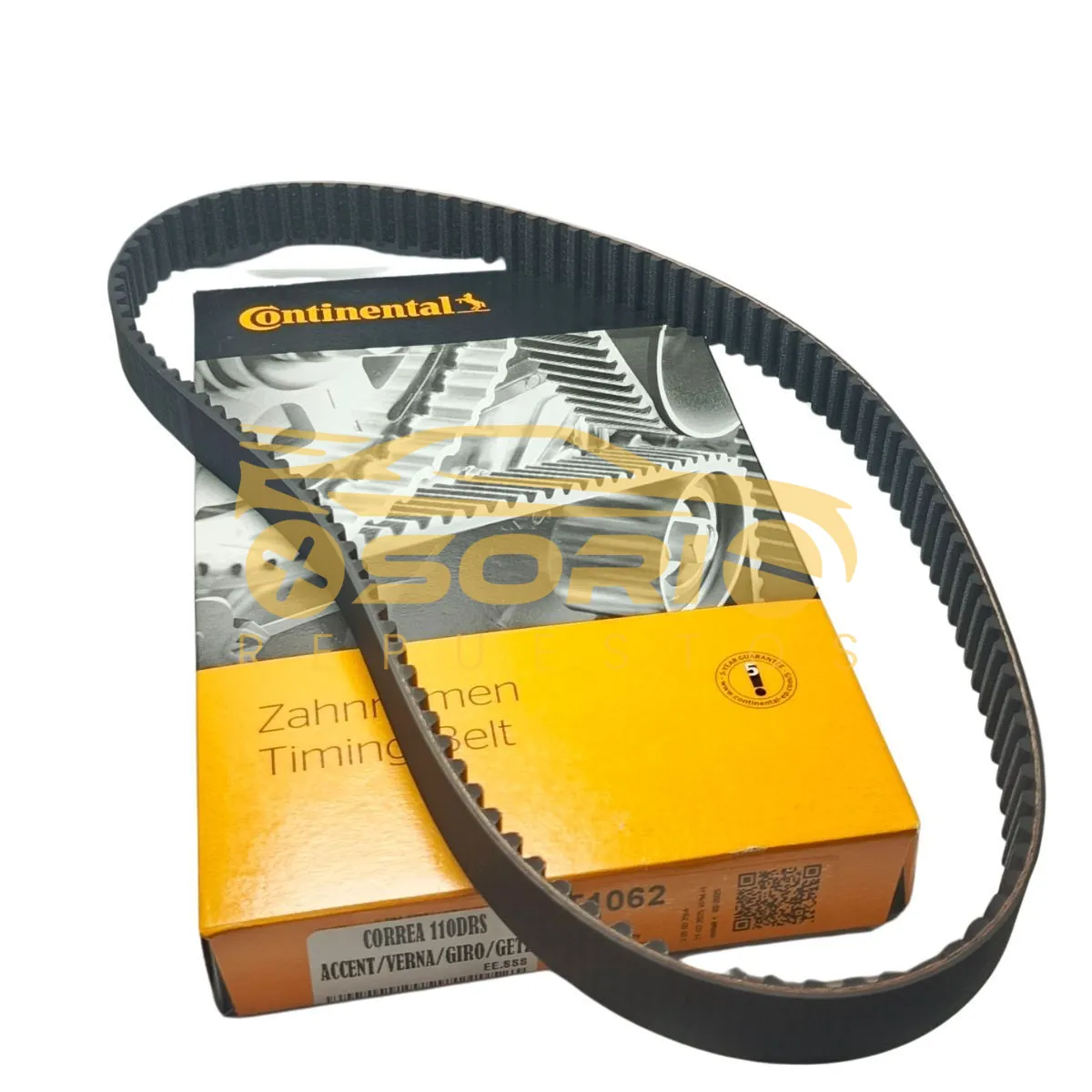 correa distribucion 110 cdos continental 22 0 mm hyundai accent 99 06 accent gyro 02 elantra todos ct1062