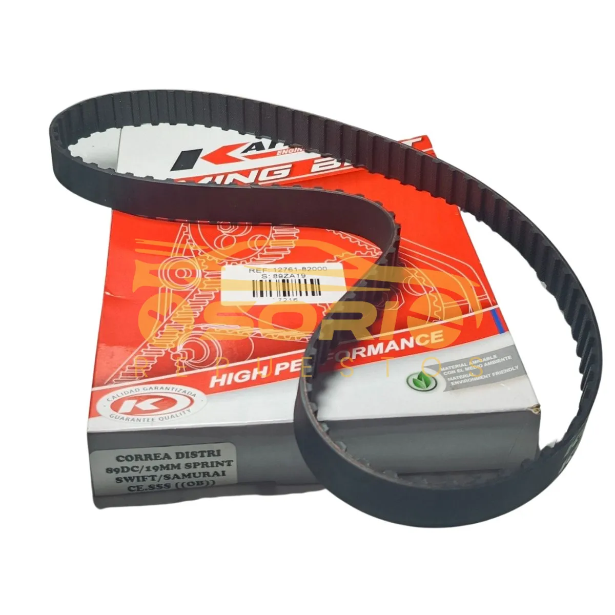 correa distribucion 89 cdos kaiten 19mm chevrolet samurai todos sprint carb sprint todos 12761 82000