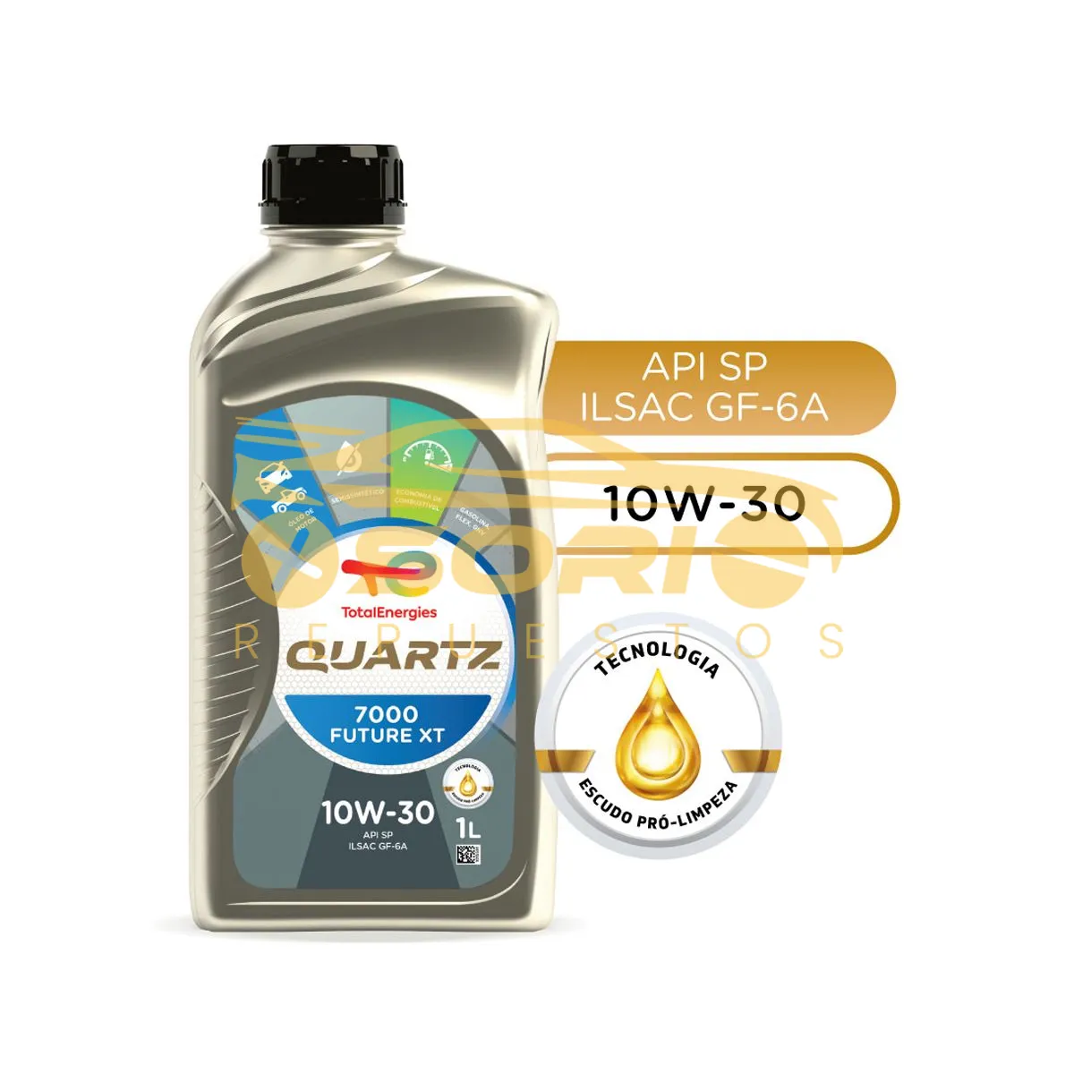 aceite 10w30 semisintetico total 10w30