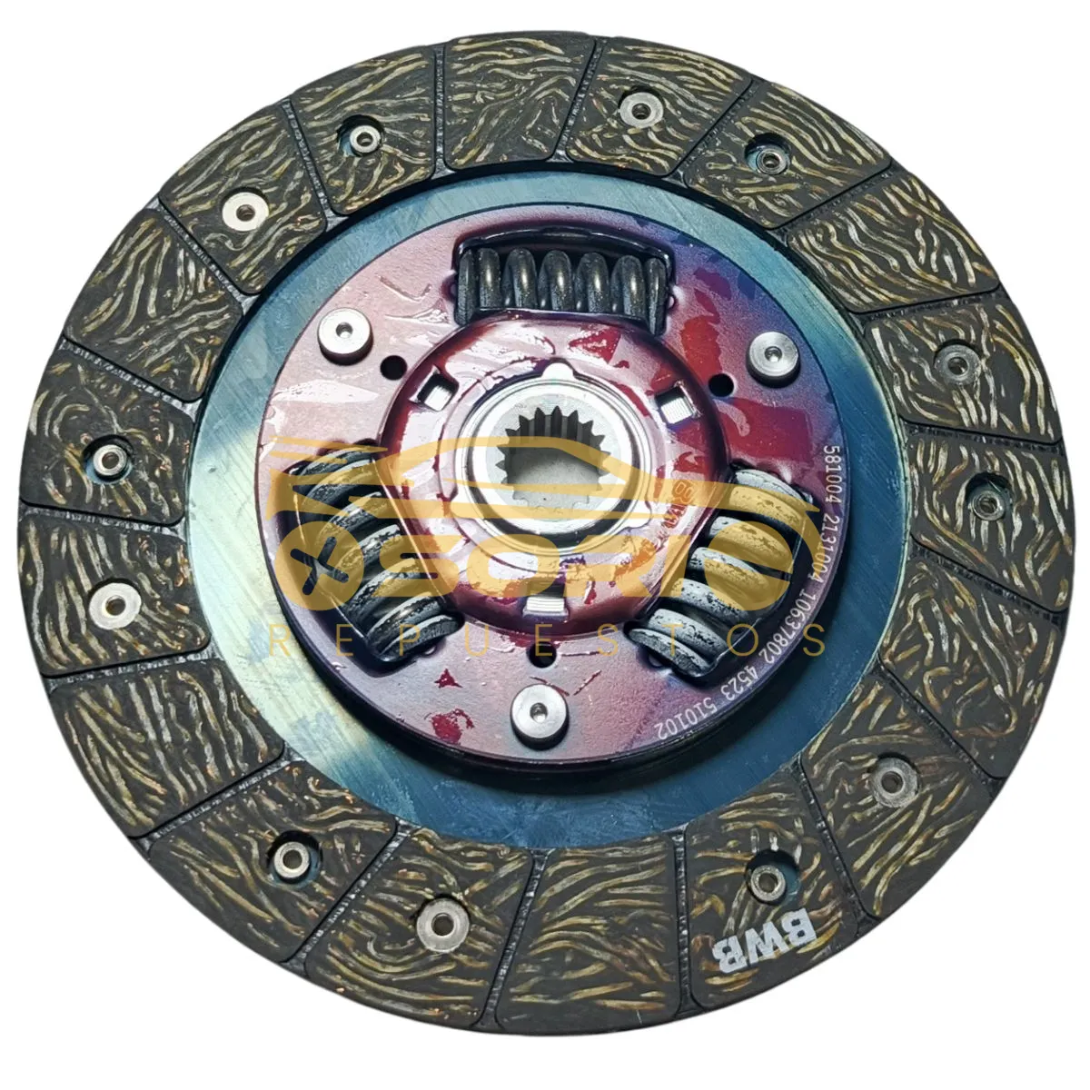 disco de clutch bwb chevrolet spark cronos 06 581004