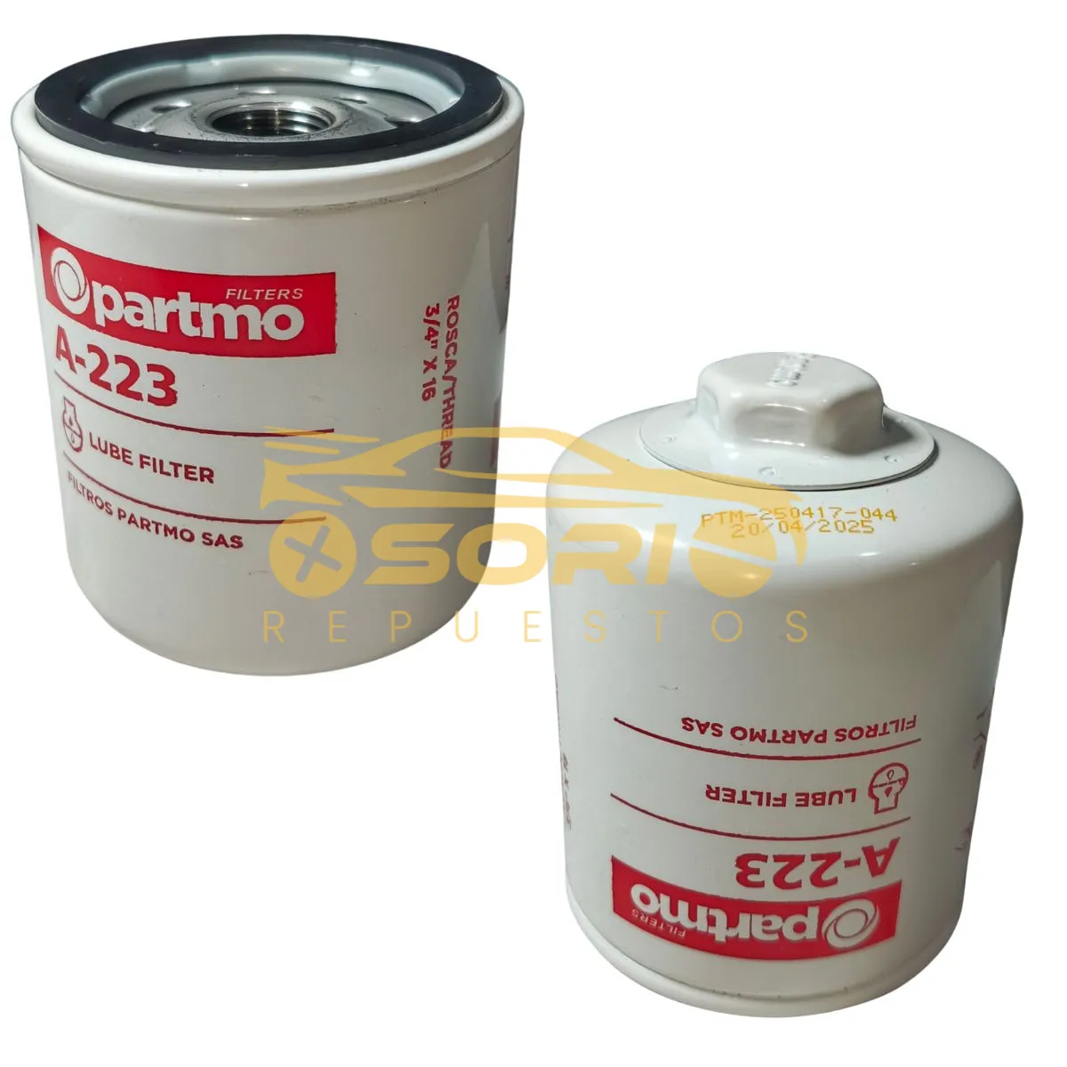 filtro aceite a 223 partmo ford eco sport escape fiesta a 223 hcx7