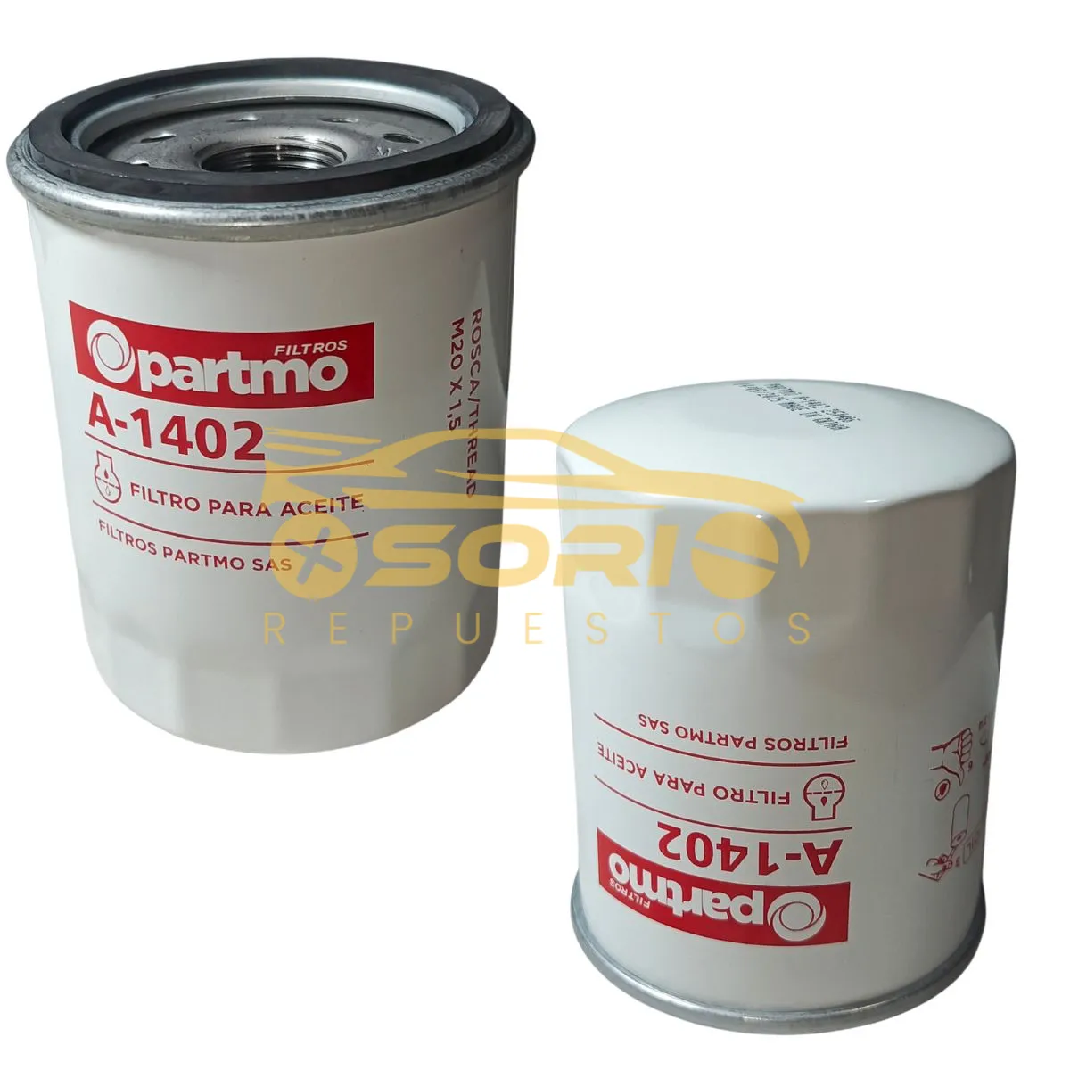 filtro de aceite partmo chevrolet grand vitara samurai kia sportage a 1402 hcx7317