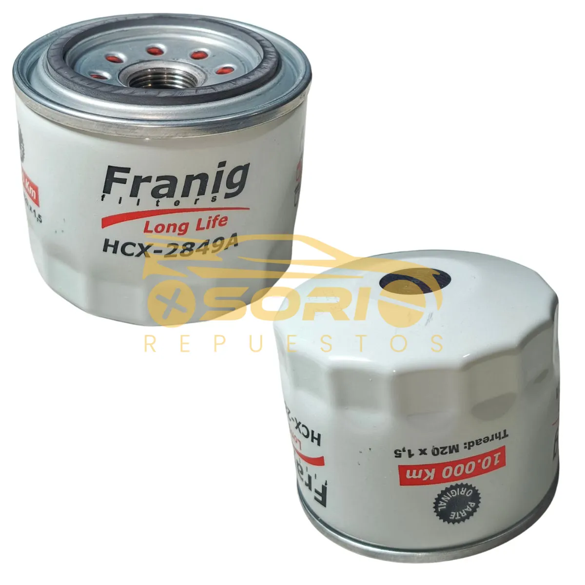 filtro aceite a 323 partmo chevrolet luv 1600 luv 2300 ford laser a 323 a 4043 hcx2849