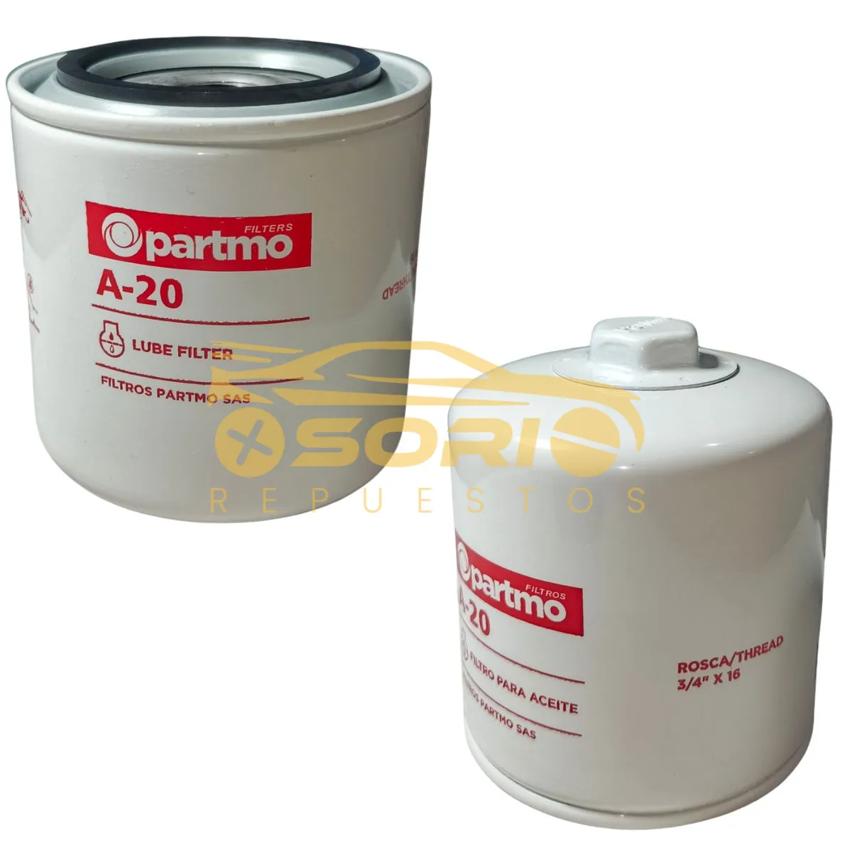 Partmo FILTRO ACEITE A-20 - PARTMO - NISSAN FRONTIER 2010 | Osorio Repuestos