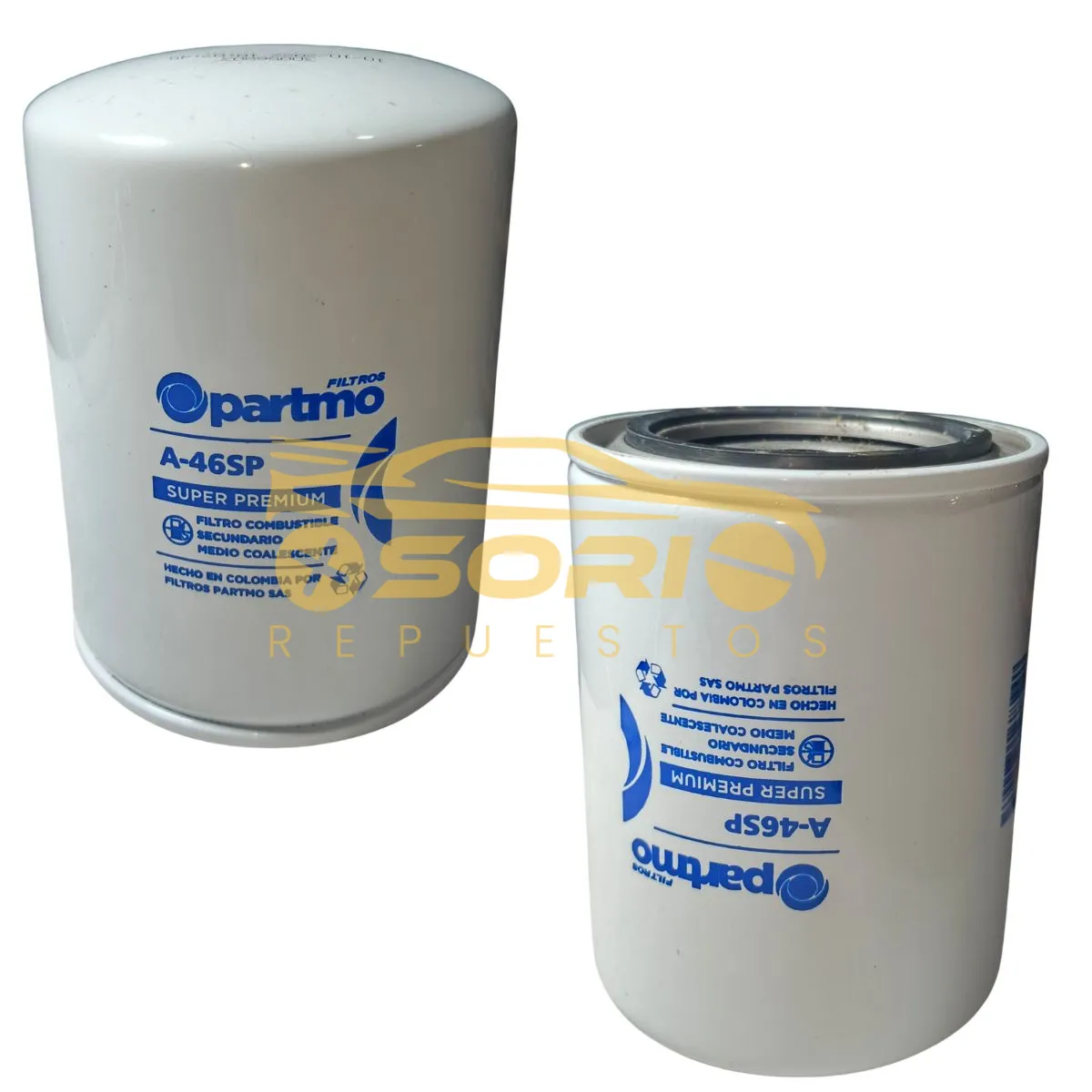 filtro de combustible partmo a46sp