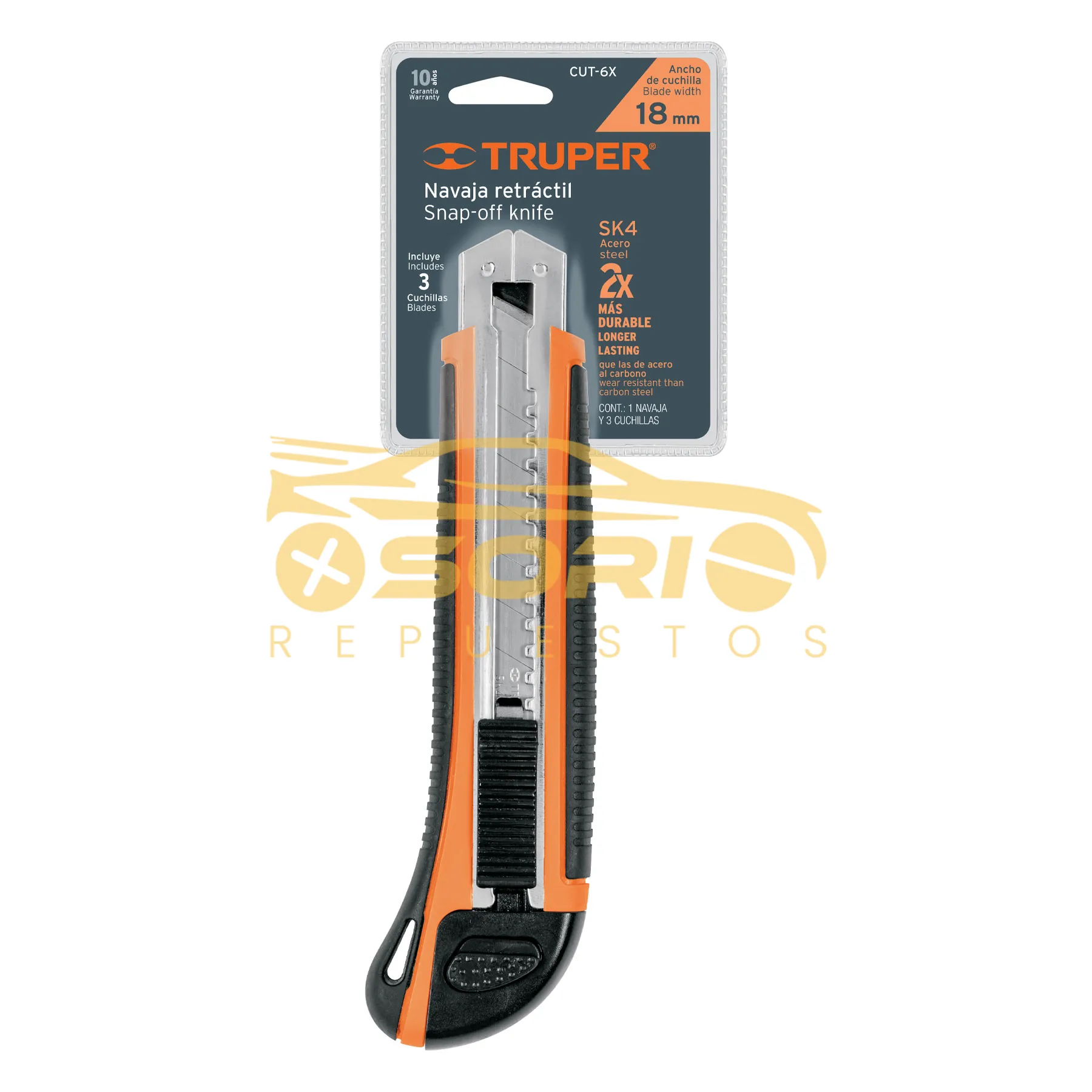 bisturi con alma metalica truper 16977