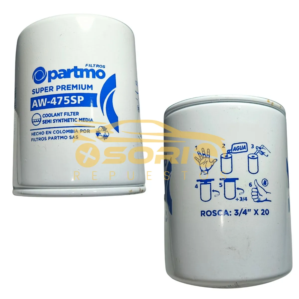filtro de agua partmo aw475sp