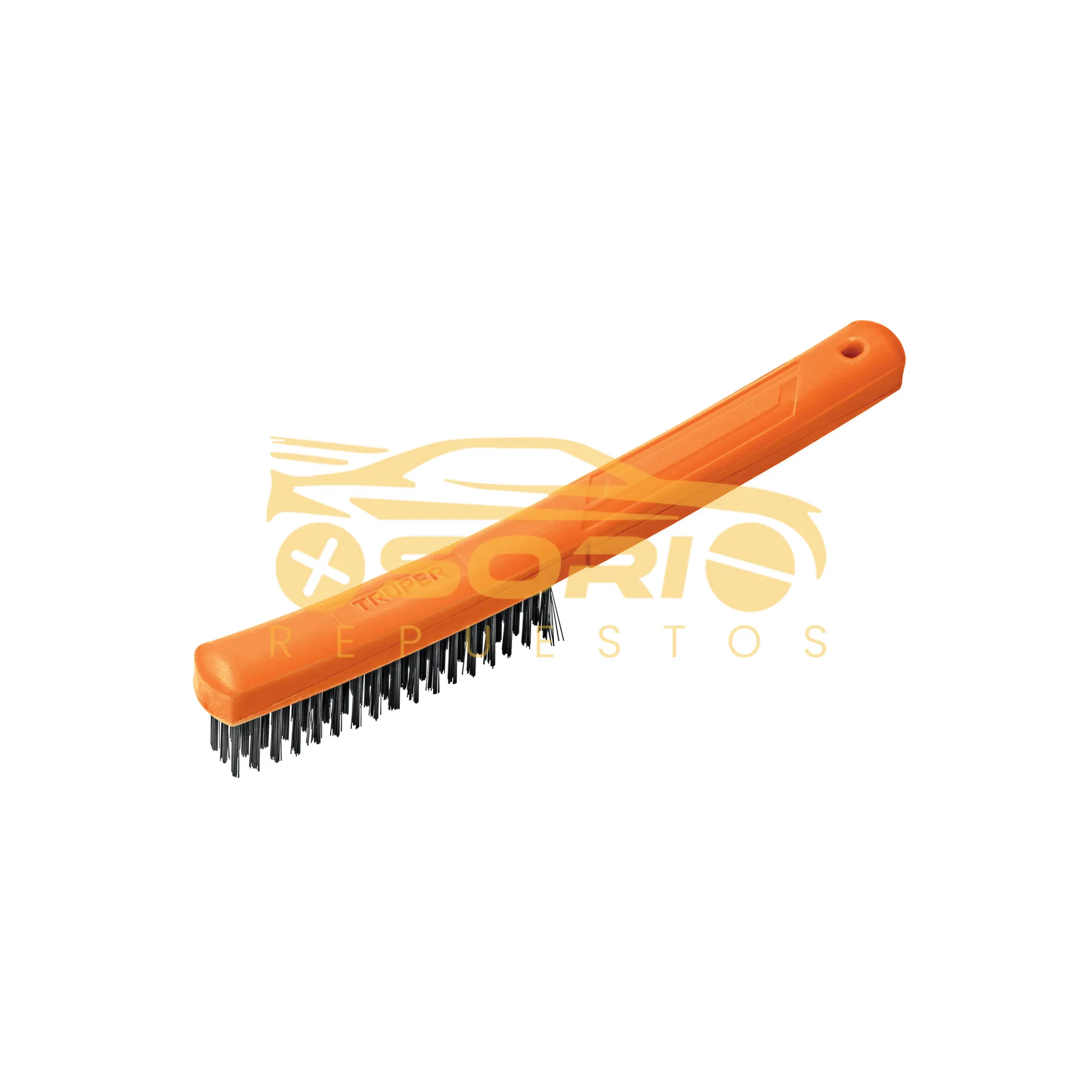 cepillo de alambre 51 pinceles de acero para carbono truper 30 x 3 cm 11553