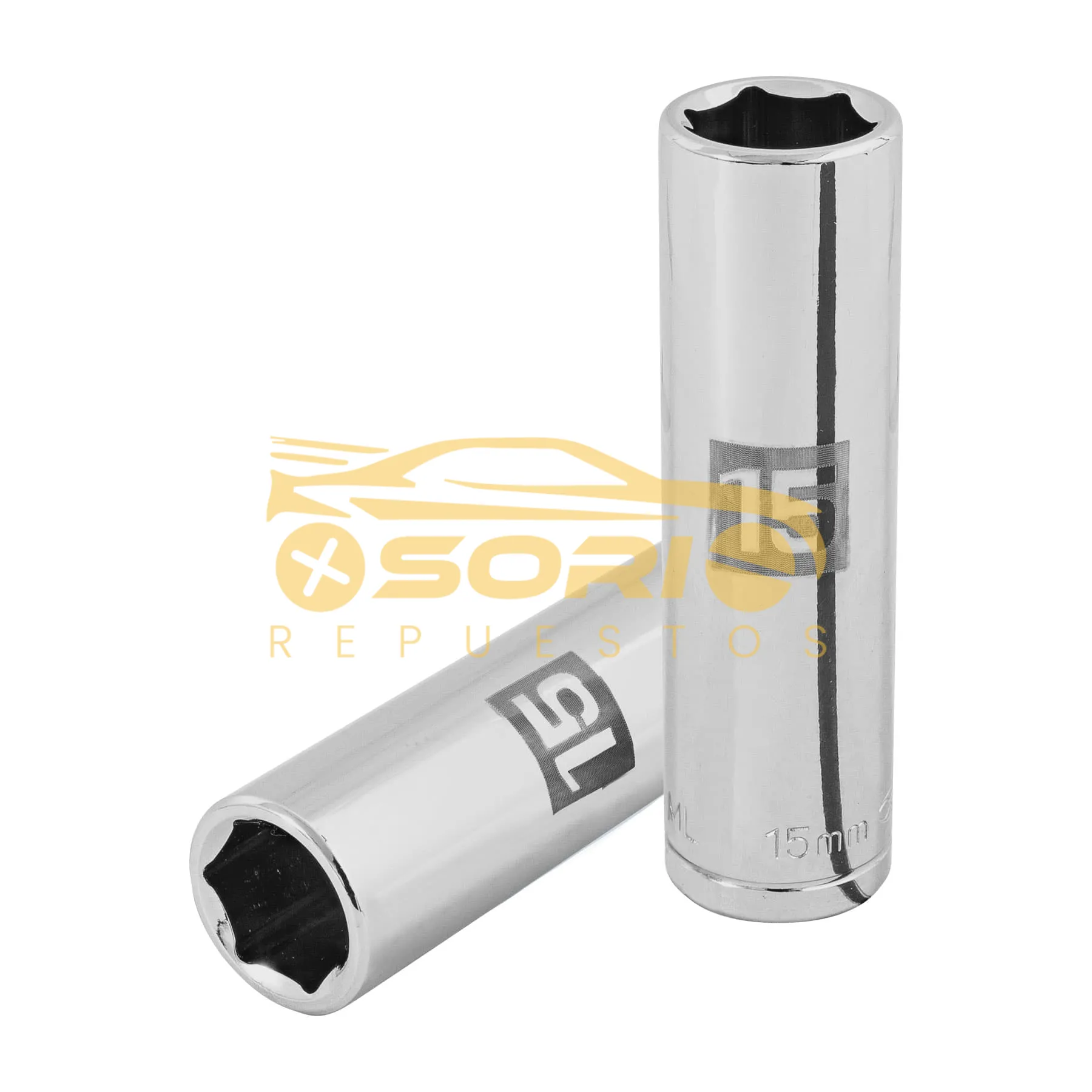 copa 15mm larga truper 15 mm 6 puntas cuadro 1 2 13355