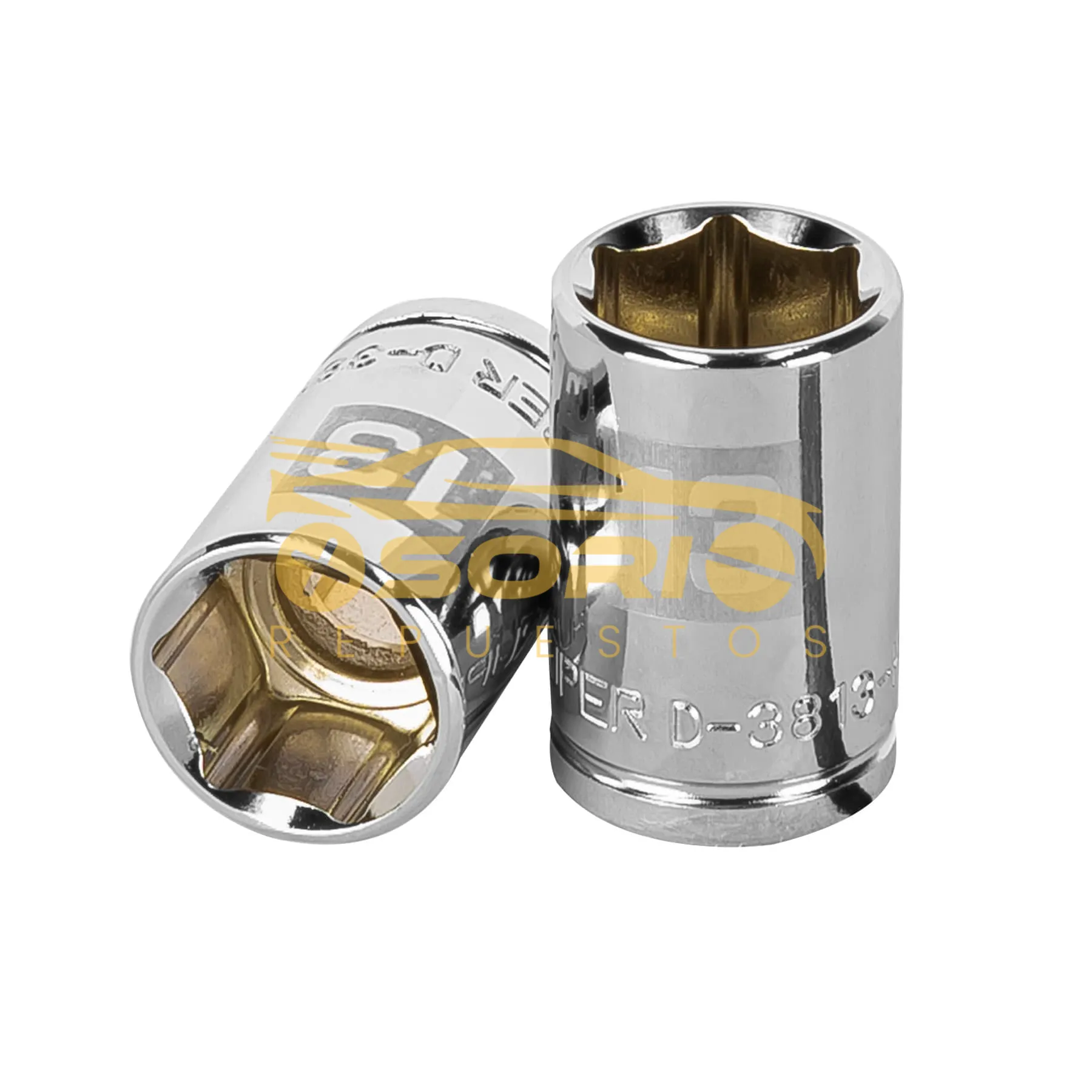 copa corta de 13 mm 6 puntas cuadro 3 8 truper sata 3 8 13mm 13677