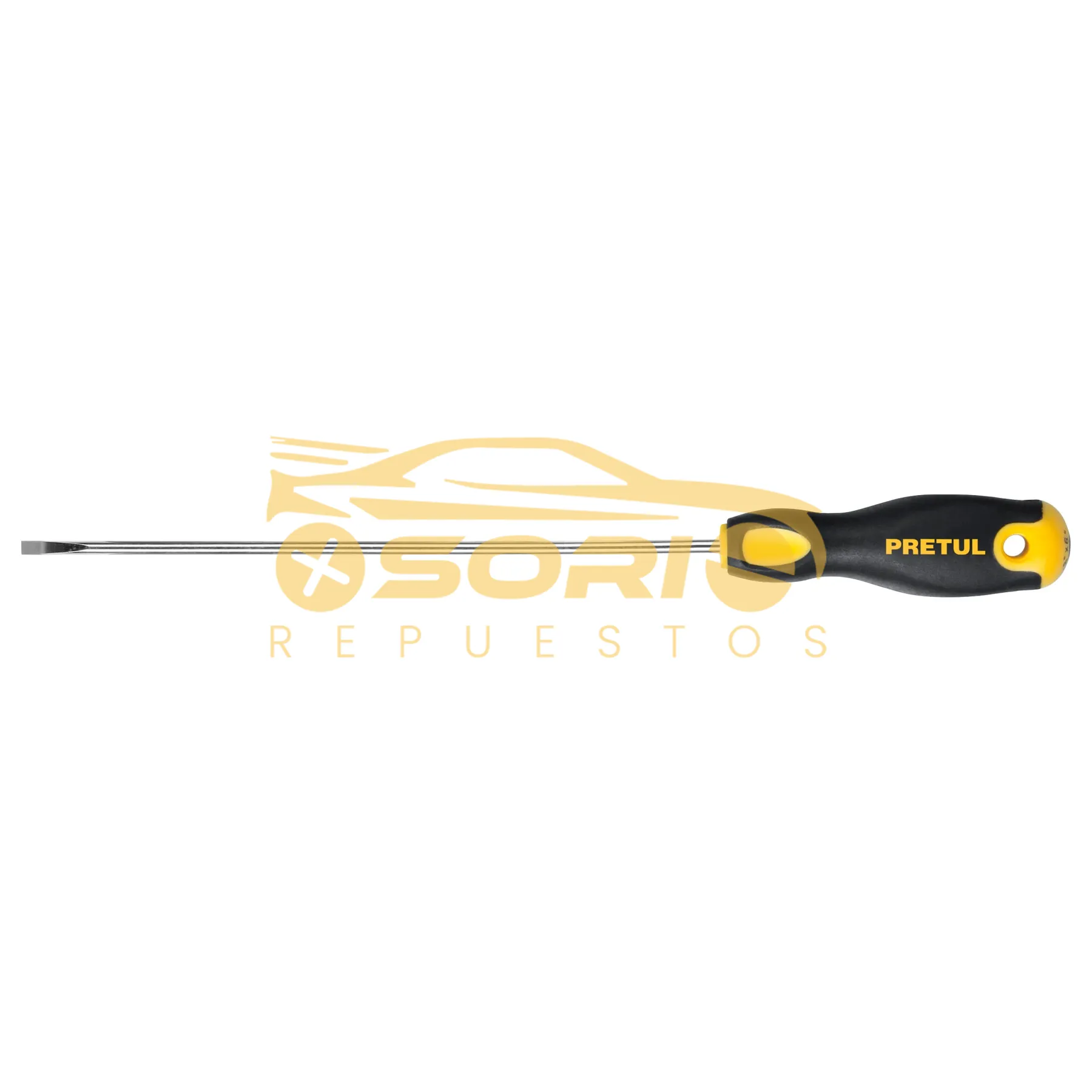 destornillador de pala mango confort grip truper pretul 1 8 x 6 21487