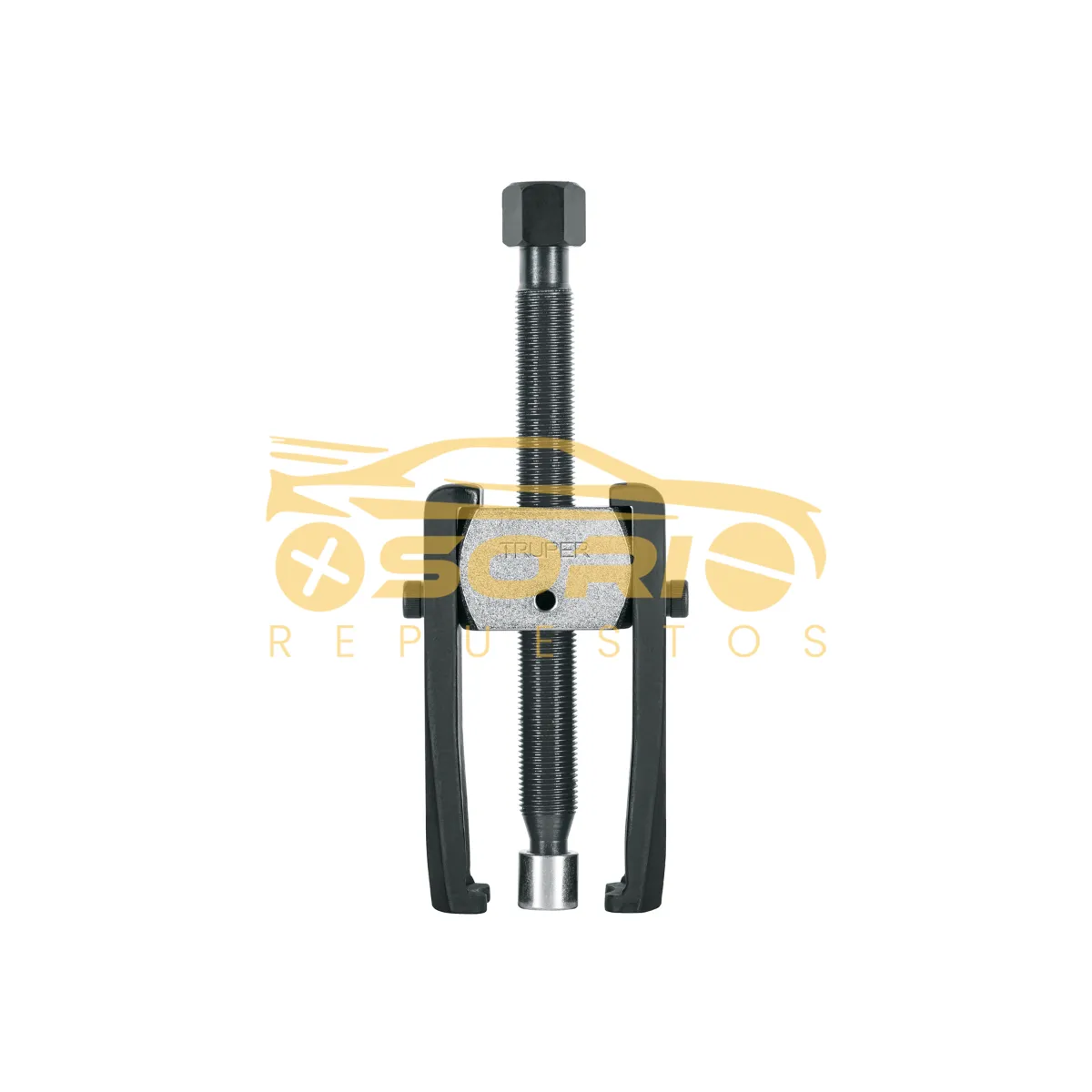 extractor de poleas pata de cabra truper aper maxima 45mm aper minima 32mm y alcance maximo 70mm 14501