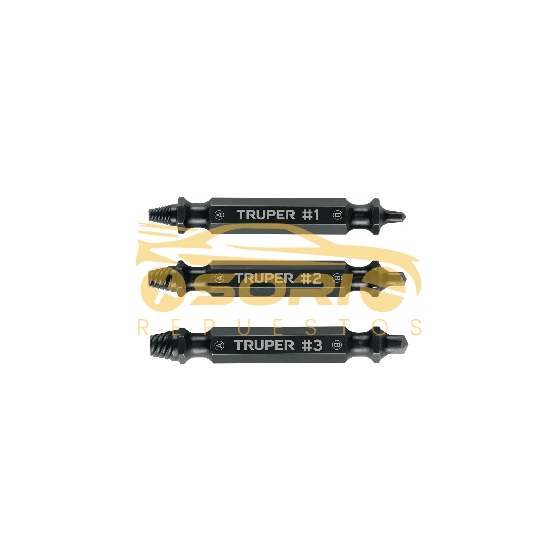 extractor de tornillos para taladro truper 103311