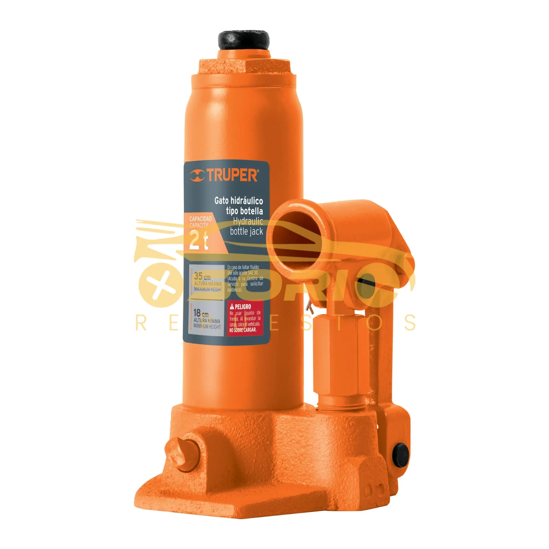 gato botella 2t truper 2 ton 14810